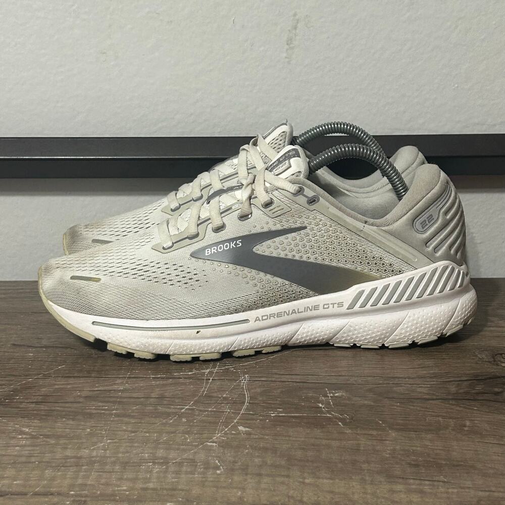 Brooks Adrenaline GTS 22 Women’s Athletic Running Shoes Size 10 (Wide) Gray
